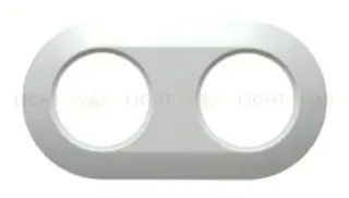 Рамка 2-местная Berker Serie 1930, полярная белизна 138129 138129