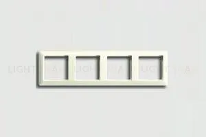 Рамка четверная Jung AS 500 белый глянцевый AS584WW AS584WW
