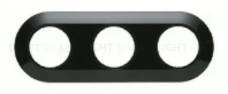 Рамка 3-местная Berker Serie 1930, черный глянцевый 138131 138131