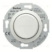 Светорегулятор поворотный универсальный Berker, для ламп накаливания и галог 283410 283410