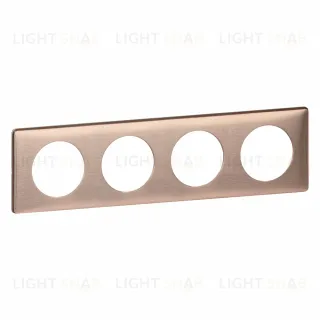 Рамка четырехместная Legrand Celiane медь 68994 68994