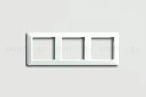 Рамка тройная Jung AS 500 белый глянцевый AS583WW AS583WW