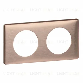 Рамка двухместная Legrand Celiane медь 68992 68992
