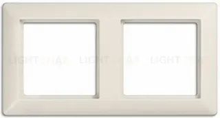Рамка на 2 поста Jung AS 500 слоновая кость AS582 AS582