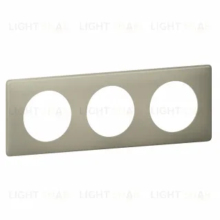 Рамка трехместная Legrand Celiane Грин перкаль 66713 66713