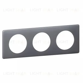 Рамка трехместная Legrand Celiane Фиолетовая перкаль 66733 66733