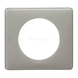 Рамка одноместная Legrand Celiane, серый глянец 66601 66601