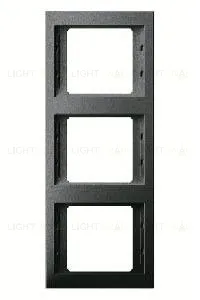 Рамка тройная для вертикального монтажа Berker K.1, антрацит 13337006 13337006