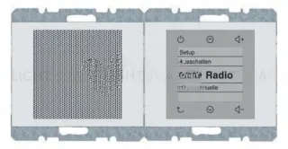 Радио Berker Touch c динамиком, белый глянцевый 28807009 28807009