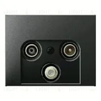 Телевизионная розетка проходная Berker TV-SAT-FM S4110+12017016 S4110 + 12017016