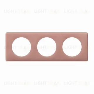 Рамка трехместная Legrand Celiane, перкаль розе 66763 66763