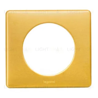 Рамка одноместная Legrand Celiane, латунь 68791 68791