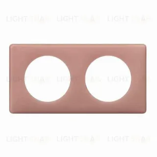 Рамка двухместная Legrand Celiane, перкаль розе 66762 66762