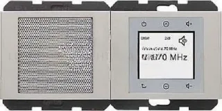 Радио Berker Touch c динамиком, нержавеющая сталь 28807004 28807004