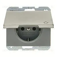 Розетка с заземлением с откидной крышкой Berker 16А/250В 47517104 47517104