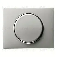 Светорегулятор поворотно-нажимной Berker 60-600 Вт. для ламп накаливания и галог. 11357004+286010 11357004 + 286010