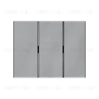 Выключатель 3-х клавишный Berker 16А 633023+14657004 633023 + 14657004