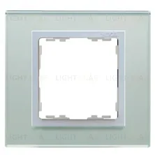 Рамка Simon 82 Nature на 1 пост (Серебрянное стекло) 82917-62 82917-62