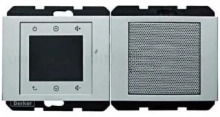 Радио Berker Touch c динамиком, алюминий 28807003 28807003