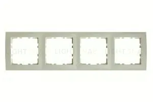 Рамка четверная Berker S.1 кремовый глянцевый 10148982 10148982