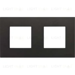 Рамка двойная ABB Niessen Zenit, немецкий стандарт (антрацит) 2CLA227200N1801+2CLA227190N1001+2CLA227190N1001 2CLA227200N1801 + 2CLA227190N1001