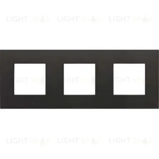 Рамка тройная ABB Niessen Zenit, немецкий стандарт (антрацит) 2CLA227300N1801+2CLA227190N1001+2CLA227190N1001+2CLA227190N1001 2CLA227300N1801 + 2CLA227190N1001