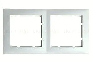 Рамка двойная Berker S.1 белый матовый 10129909 10129909