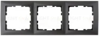Рамка тройная Berker S.1 антрацит 10139949 10139949