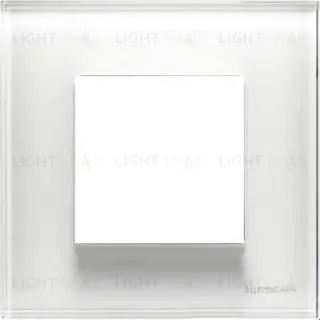 Рамка одинарная ABB Niessen Zenit, немецкий стандарт (белое стекло) 2CLA227100N3001+2CLA227190N1001 2CLA227100N3001 + 2CLA227190N1001