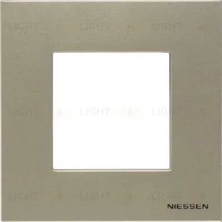 Рамка одинарная ABB Niessen Zenit, немецкий стандарт (шампань) 2CLA227100N1901+2CLA227190N1001 2CLA227100N1901 + 2CLA227190N1001