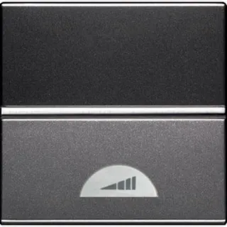 Светорегулятор клавишный ABB Niessen Zenit 60-500Вт (антрацит) 2CLA226010N1801 2CLA226010N1801