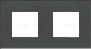 Рамка двойная ABB Niessen Zenit, немецкий стандарт (стекло графит) 2CLA227200N3801+2CLA227190N1001+2CLA227190N1001 2CLA227200N3801 + 2CLA227190N1001