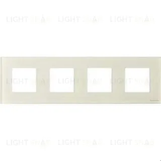 Рамка четверная ABB Niessen Zenit, немецкий стандарт (белое стекло) 2CLA227400N3001+2CLA227190N1001+2CLA227190N1001+2CLA227190N1001+2CLA227190N1001 2CLA227400N3001 + 2CLA227190N1001