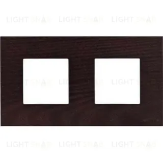 Рамка двойная ABB Niessen Zenit, немецкий стандарт (венге) 2CLA227200N2101+2CLA227190N1001+2CLA227190N1001 2CLA227200N2101 + 2CLA227190N1001