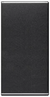 Заглушка узкая(1 модуль) ABB Niessen Zenit (антрацит) 2CLA210000N1801 2CLA210000N1801