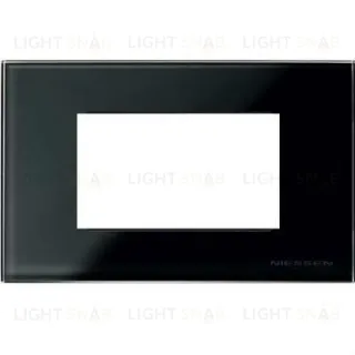 Рамка на 4 модуля ABB Niessen Zenit, итальянский стандарт (черное стекло) 2CLA247400N3101+2CLA247490N1001 2CLA247400N3101 + 2CLA247490N1001