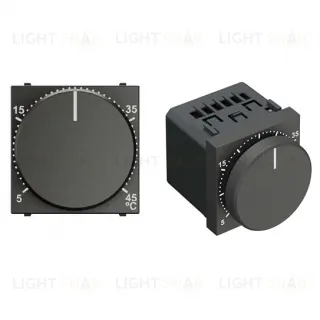 Терморегулятор теплого пола ABB Niessen Zenit с датчиком пола (антрацит) 2CLA224030N1801 2CLA224030N1801