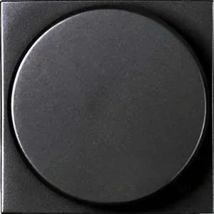 Светорегулятор с поворотной кнопкой ABB Niessen Zenit 60-500Вт (антрацит) 2CLA226020N1801 2CLA226020N1801