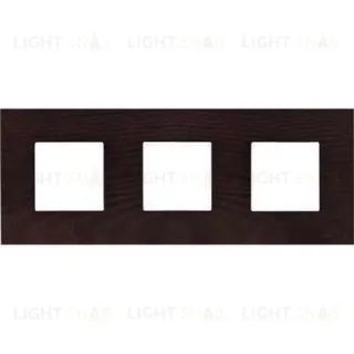Рамка тройная ABB Niessen Zenit, немецкий стандарт (венге) 2CLA227300N2101+2CLA227190N1001+2CLA227190N1001+2CLA227190N1001 2CLA227300N2101 + 2CLA227190N1001