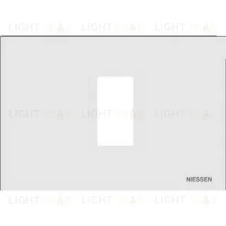 Рамка на 1 модуль ABB Niessen Zenit, итальянский стандарт (белый) 2CLA247100N1101+2CLA247390N1001 2CLA247100N1101 + 2CLA247390N1001