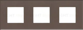 Рамка тройная ABB Niessen Zenit, немецкий стандарт (кофейное стекло) 2CLA227300N3701+2CLA227190N1001+2CLA227190N1001+2CLA227190N1001 2CLA227300N3701 + 2CLA227190N1001