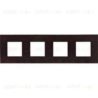 Рамка четверная ABB Niessen Zenit, немецкий стандарт (венге) 2CLA227400N2101+2CLA227190N1001+2CLA227190N1001+2CLA227190N1001+2CLA227190N1001 2CLA227400N2101 + 2CLA227190N1001