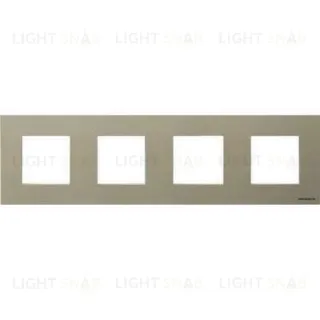 Рамка четверная ABB Niessen Zenit, немецкий стандарт (шампань) 2CLA227400N1901+2CLA227190N1001+2CLA227190N1001+2CLA227190N1001+2CLA227190N1001 2CLA227400N1901 + 2CLA227190N1001