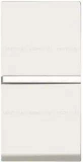 Выключатель одноклавишный ABB Niessen Zenit (узкая клавиша, 1 модуль) (Белый) 2CLA210100N1101 2CLA210100N1101