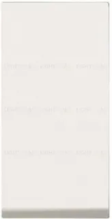 Заглушка узкая (1 модуль) ABB Niessen Zenit (Белый) 2CLA210000N1101 2CLA210000N1101
