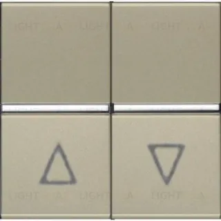 Выключатель жалюзи с фиксацией ABB Niessen Zenit 16А (шампань) 2CLA224410N1901 2CLA224410N1901