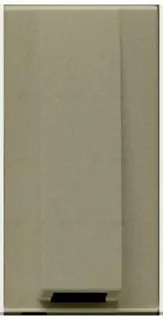 Вывод кабеля (узкий, 1 модуль) с зажимом ABB Niessen Zenit (шампань) 2CLA210700N1901 2CLA210700N1901