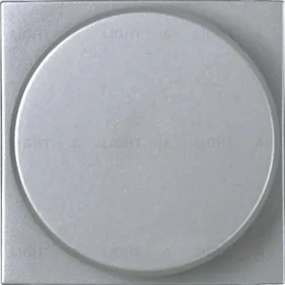 Светорегулятор с поворотной кнопкой ABB Niessen Zenit 60-500Вт (серебристый) 2CLA226020N1301 2CLA226020N1301
