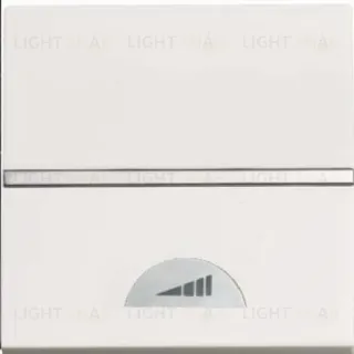 Светорегулятор клавишный ABB Niessen Zenit 40-500Вт (Белый) 2CLA226000N1101 2CLA226000N1101