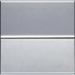 Выключатель одноклавишный ABB Niessen Zenit 16А (серебристый) 2CLA220100N1301 2CLA220100N1301